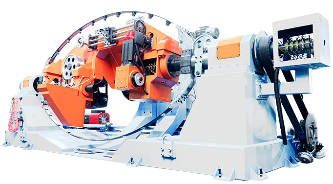 Machine de regroupement à double torsion